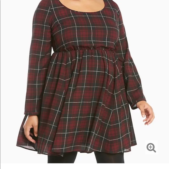 torrid Dresses & Skirts - Torrid plaid crossback skater dress